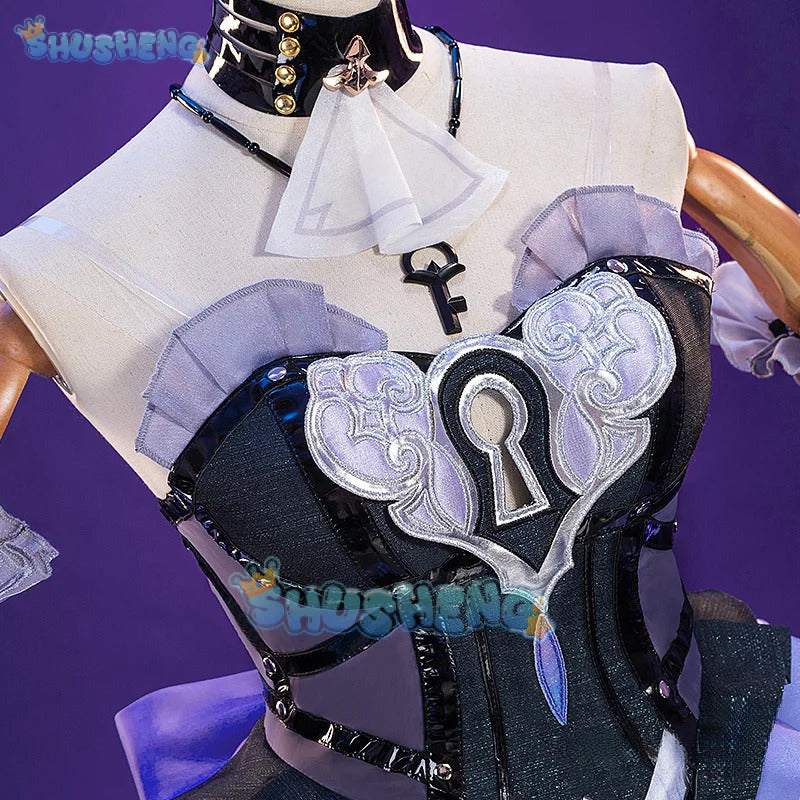 Game Honkai: Star Rail The Herta Cosplay Costume Gorgeous Elegant Combat Uniform Carnival Party Role Play Clothing S-XXL