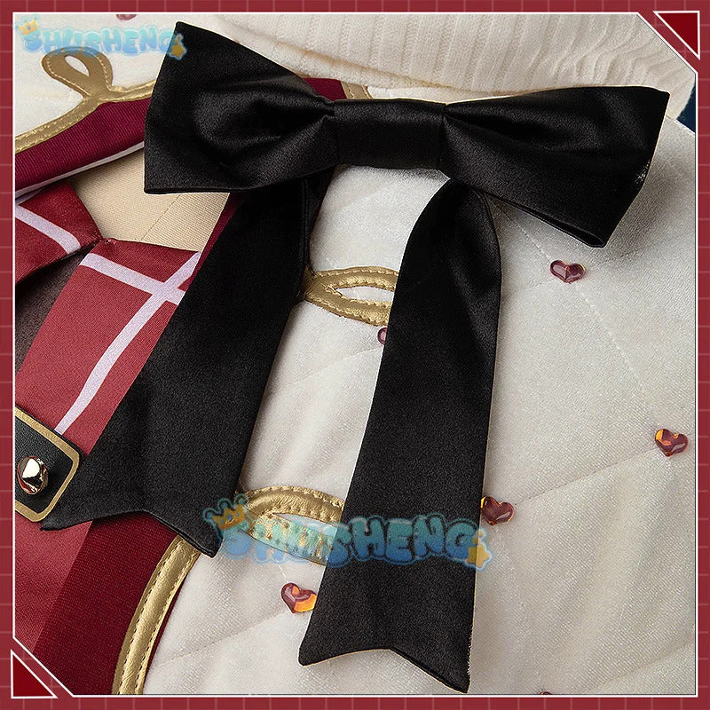 Shusheng Vtuber Nijisanji Uduki Kohh MV Game Suit Lovely Uniform Cosplay Costume Halloween Carnival Party Role Play Outfit