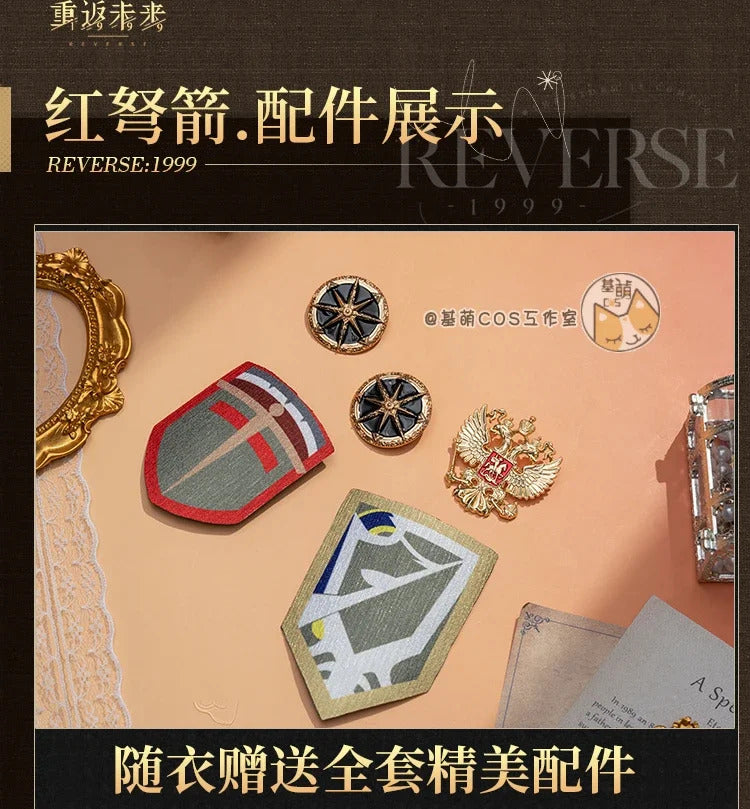 Game Reverse:1999 Lilya Cosplay Costume JUSTICL CANNOT BE DELAYED Uniform Halloween Carnival Party Christmas Play Role Clothing