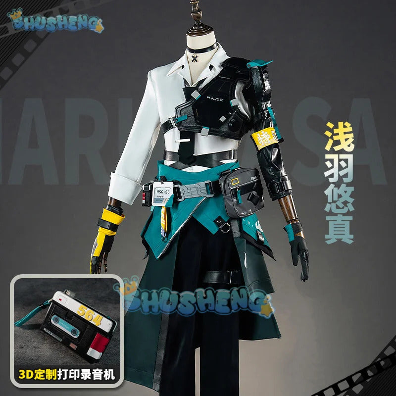 Asaba Harumasa Cosplay Costume Game Zenless Zone Zero Fashion Handsome Battle Uniform Halloween Party Role Play Clothing