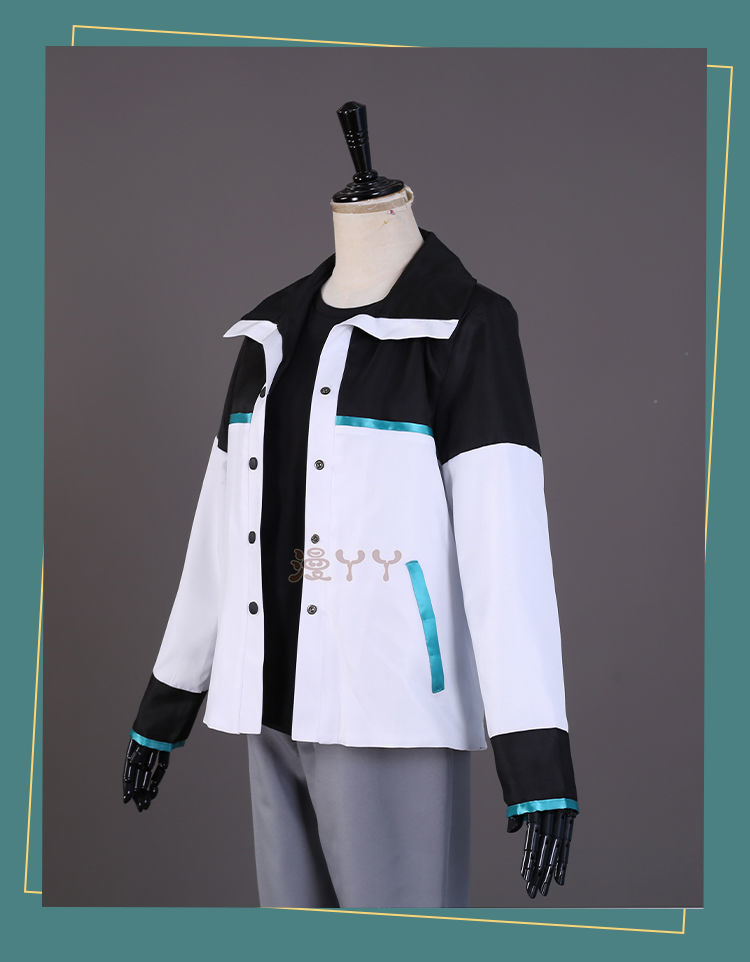 Mayuzumi Kai Cosplay Costume Fancy Outfits Top Pants Coat Vtuber Clothing Halloween Carnival Uniforms Custom Made