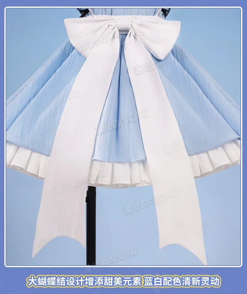 LoveLive μ's X GIGO Full Set Cosplay Concert Costume Maid Uniform Halloween Carnival Party Christmas Play Role Clothing