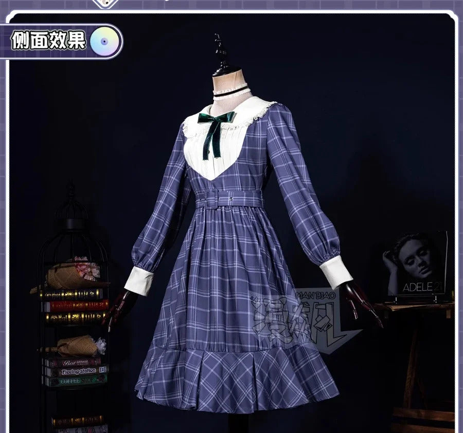 Shusheng-R Wakaba Mutsumi Mortis Cosplay Anime BanG Dream!Costume Sweet Campus JK Uniform Dress Belt Tie Socks Halloween Party Set