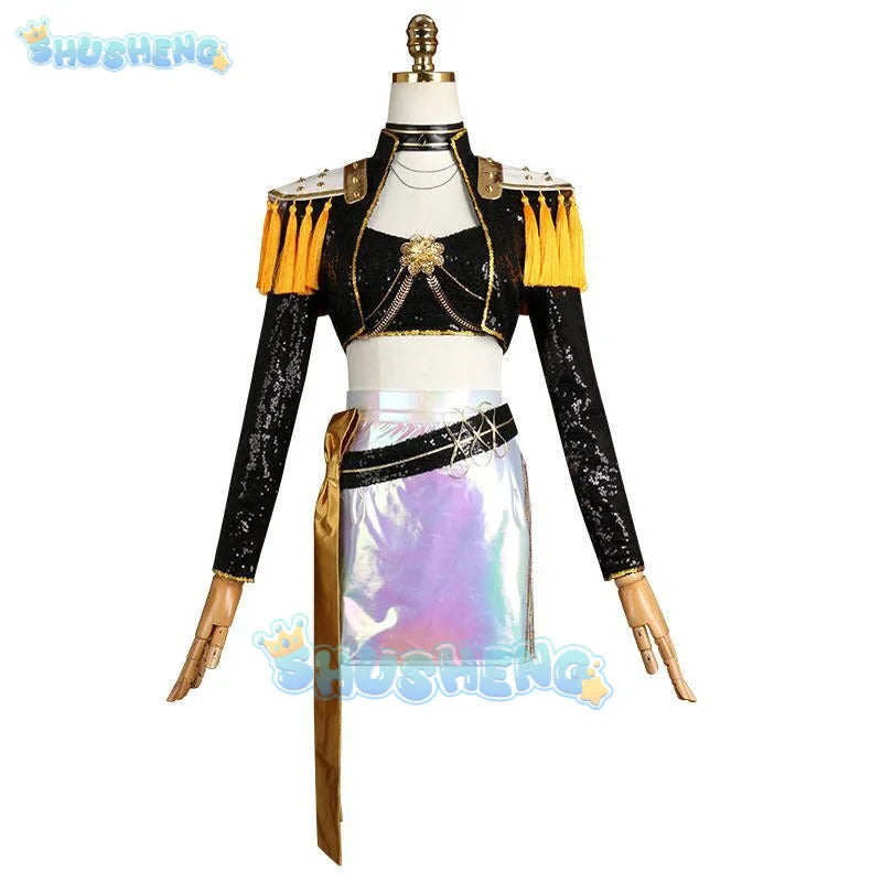 K-Pop: Demon Hunters Mira Cosplay Costume Song Server Uniform Halloween Carnival Party Christmas Play Role Clothes Clothing