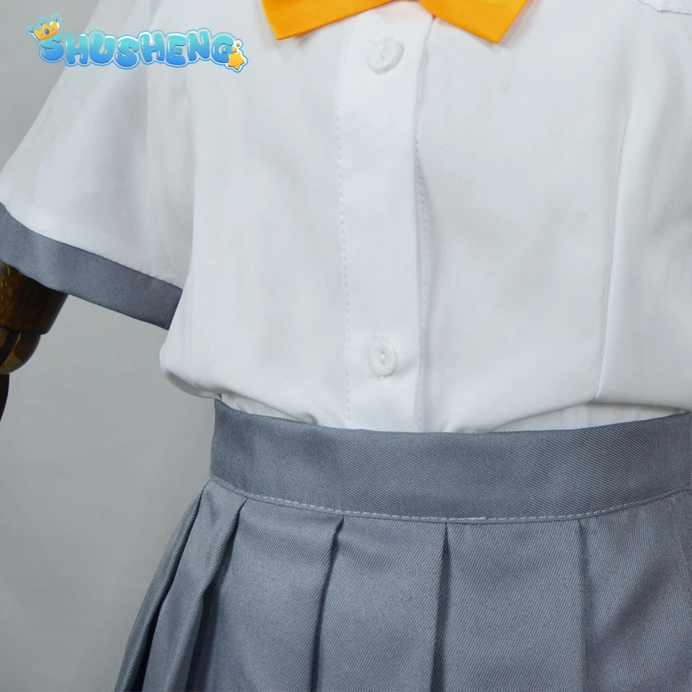 Anime Makeine Too Many Losing Heroines Anna Yanami Cosplay Costume Chika Komari JK Skirt Lemon Yakishio Halloween for Women
