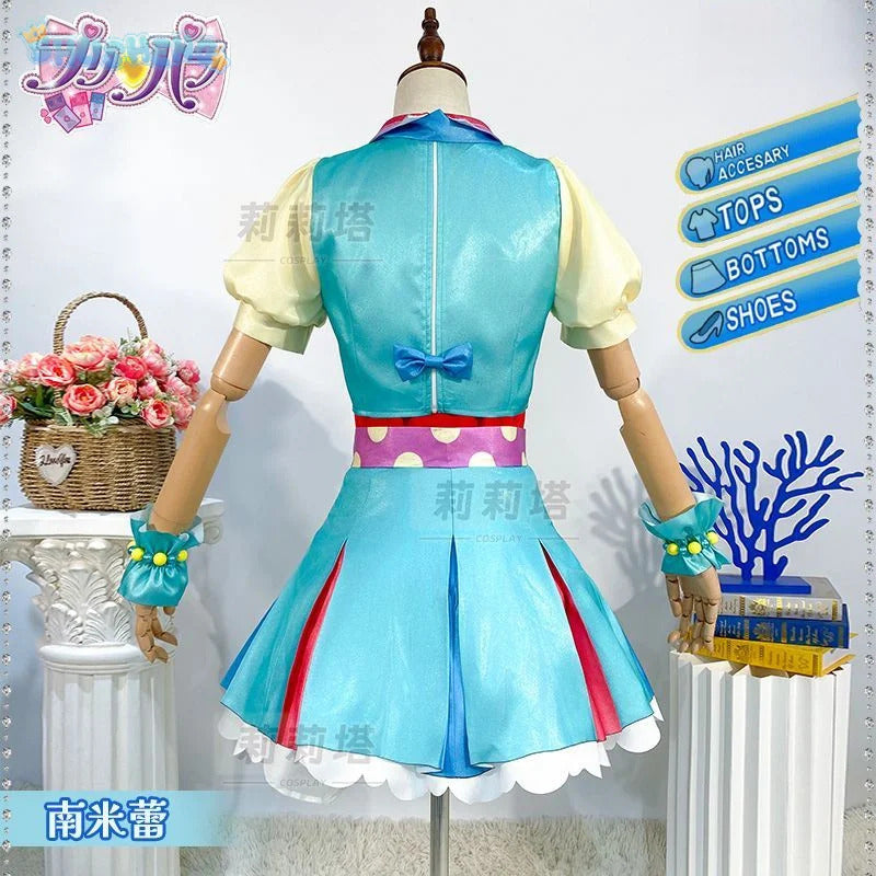 Minami Mirei Anime PriPara cosplay initial costume party Carnival sweet lolita dress accessories props full set woman uniform
