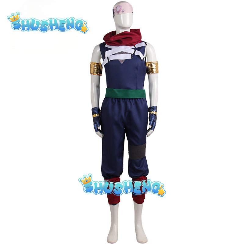 Anime Demon Uzui Tengen Cosplay Costume Disguise Fantasy Roleplay Tengen Uzui Outfits Adult Men Cosplay Male Men Halloween Party