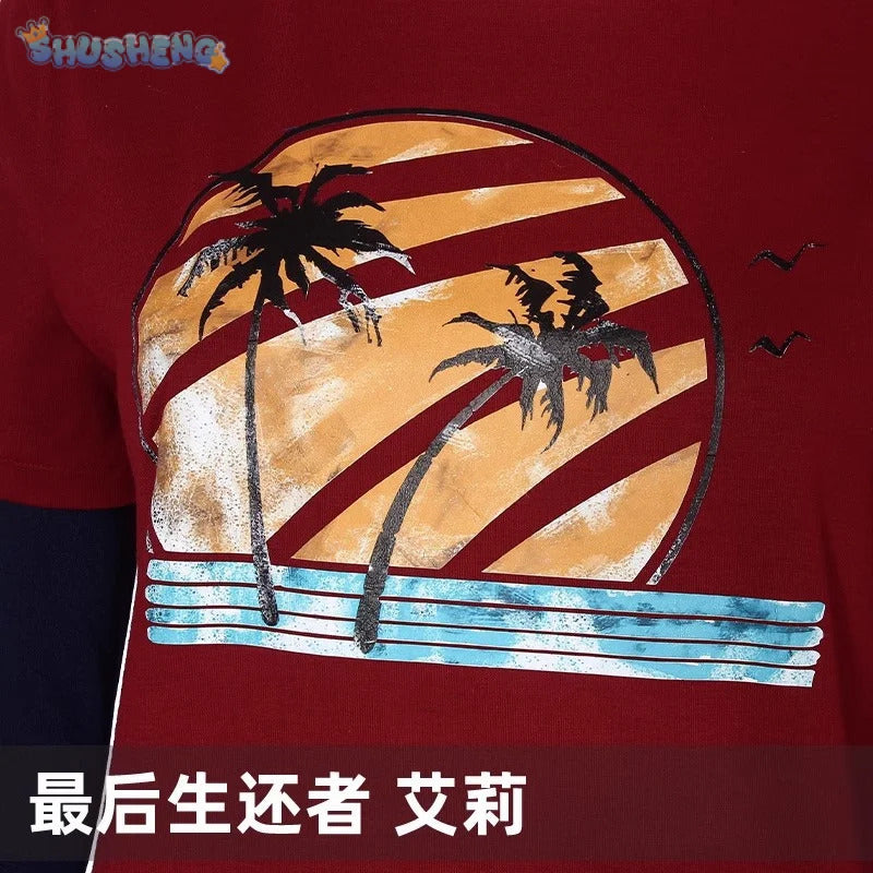 2025 New Ellie Movie The Last of Us Airi Cosplay Costume Halloween outfits Women Men Clothing Pants T-shirts full set uniform