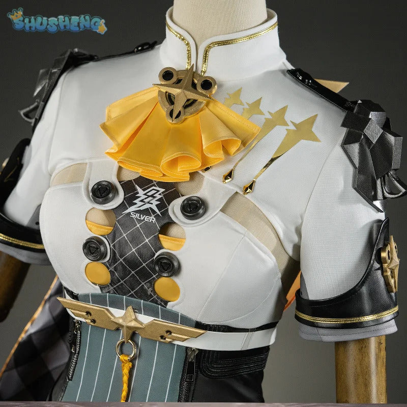 Zenless Zone Zero Soldier 0 - Anby Cosplay Silver Soldier - Anby Costume Halloween Party New Fashionable Women Uniform Full Set