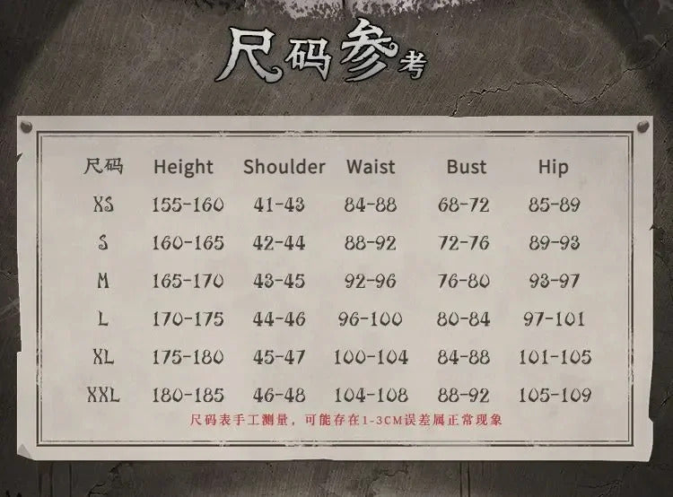 Shusheng-R Identity Ⅴ Mercenary Naib Subedar Cosplay Costume Uniform Halloween Carnival Party Christmas Play Role Clothes Clothing