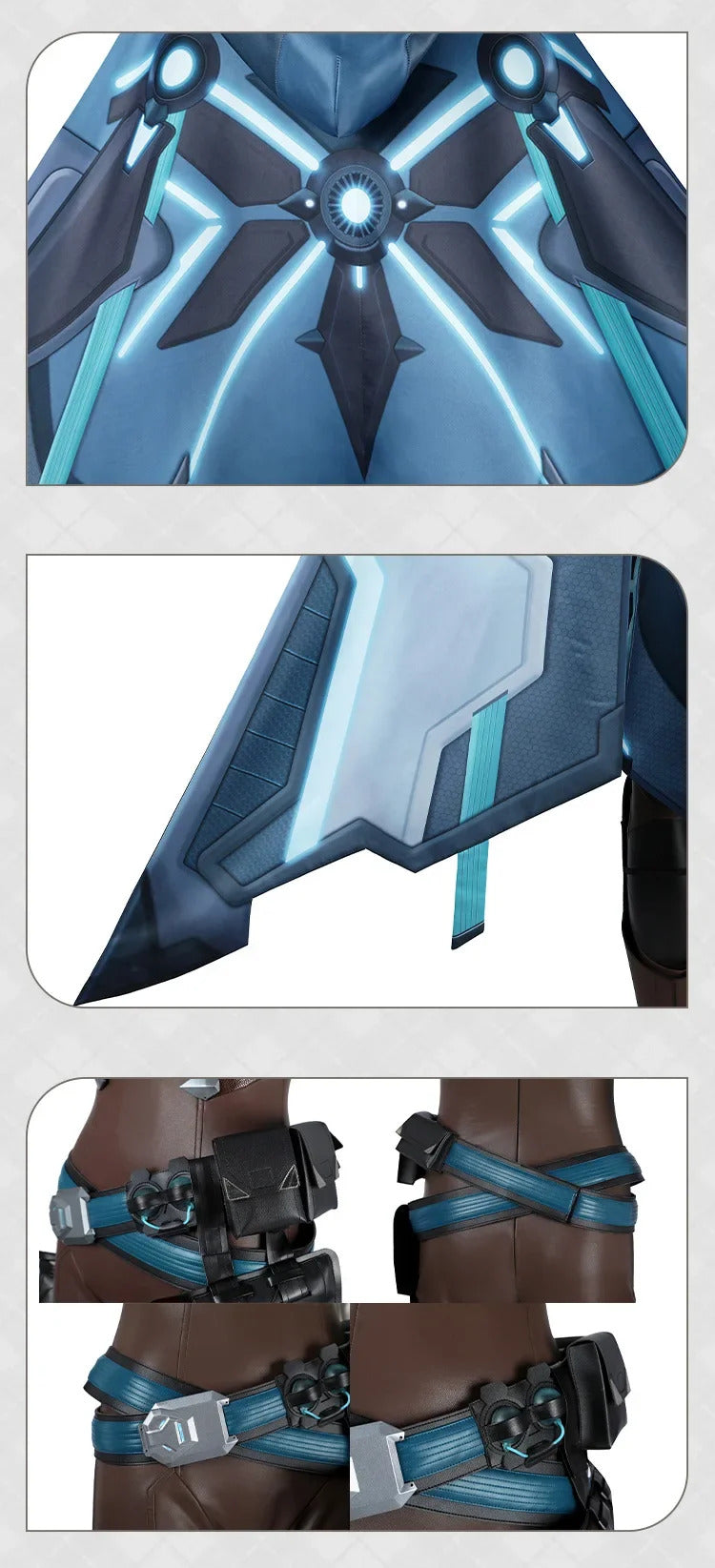 Freja Overwatch OW Cosplay Costume Cloak jumpsuit waist belt vest gloves waist bag shoes prop set Halloween men women uniform