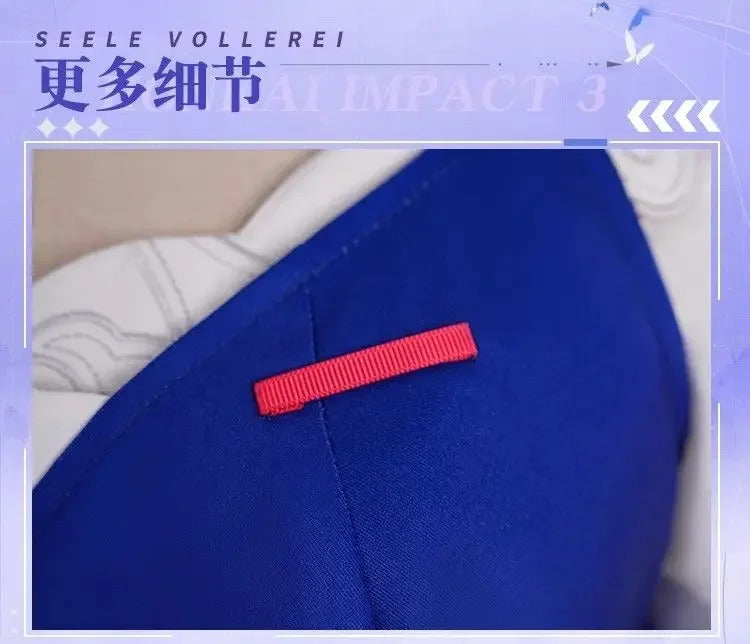Honkai Impact 3 Seele Vollerei Cosplay Costume Uniform Halloween Carnival Party Christmas Play Role Clothes Clothing for Women