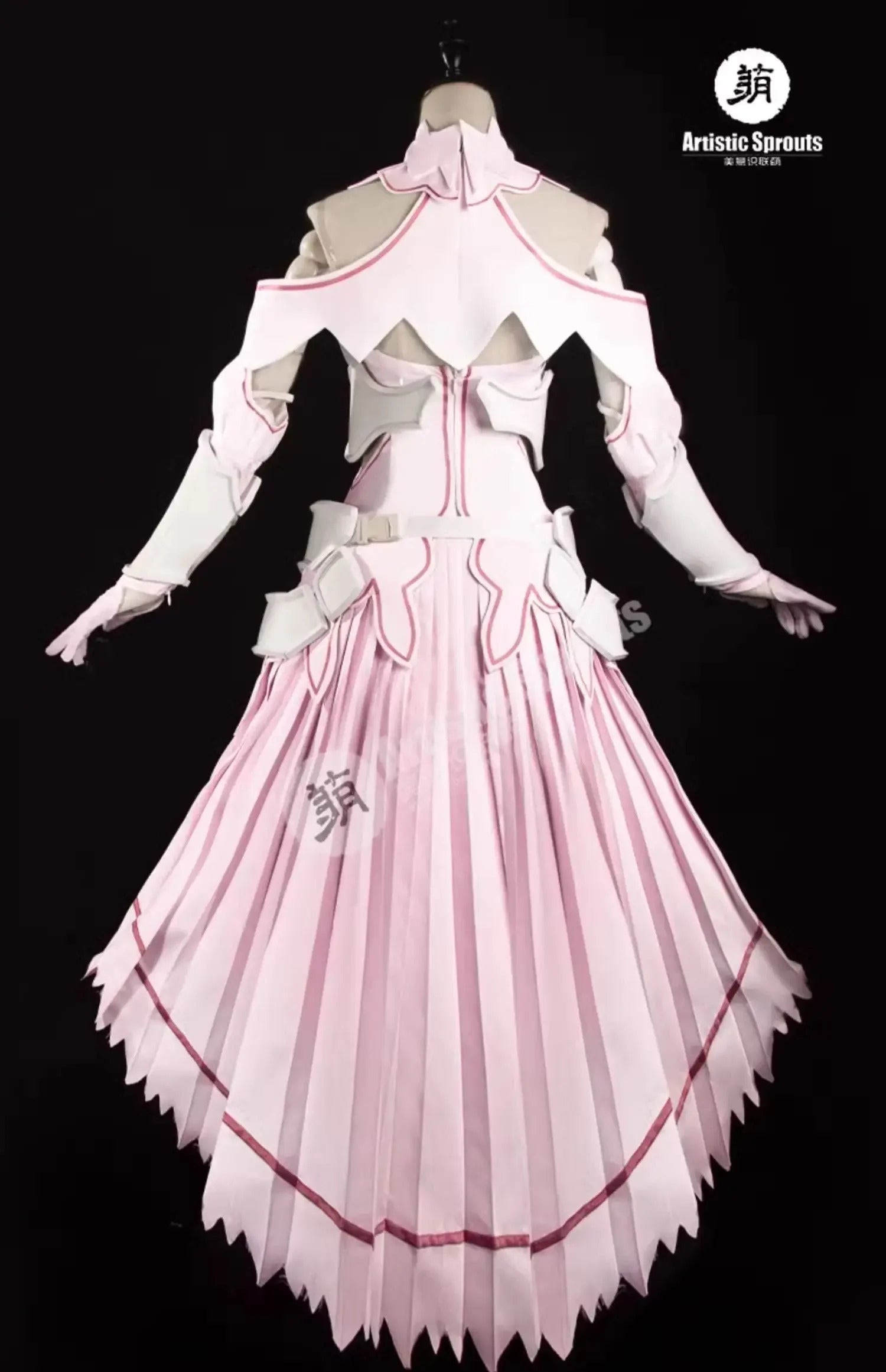 Sword Art Online Yūki Asuna Cosplay Yuuki Asuna SAO Costume Women Dress High Quality Uniform Headwear Gloves Armor Halloween Set