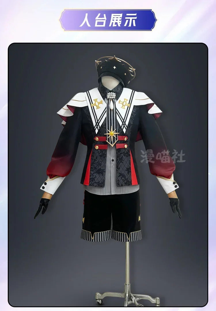 Together Stars!Suo Tsukasa Mashiro Tomoya Sengoku Shinobu Hanamura Fuyume Cosplay Costume Uniform Halloween Carnival Party