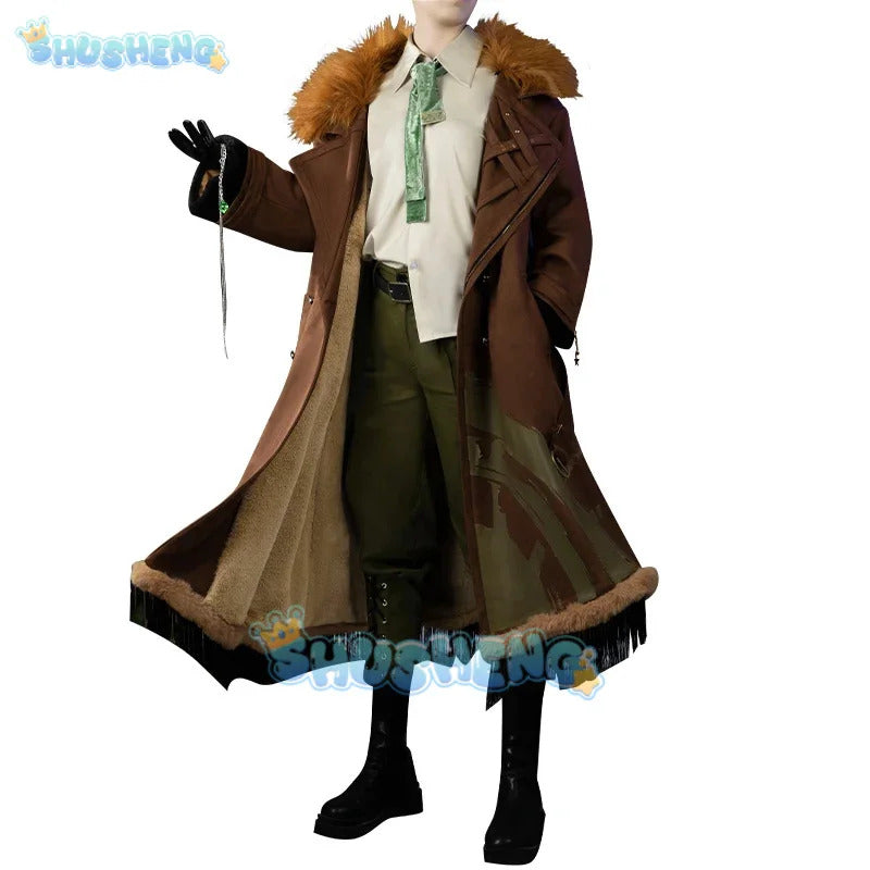 Reverse:1999 Windsong Cosplay Costume Coat shirt tie belt gloves necklace Halloween party Handsome man Woman uniform Full Set