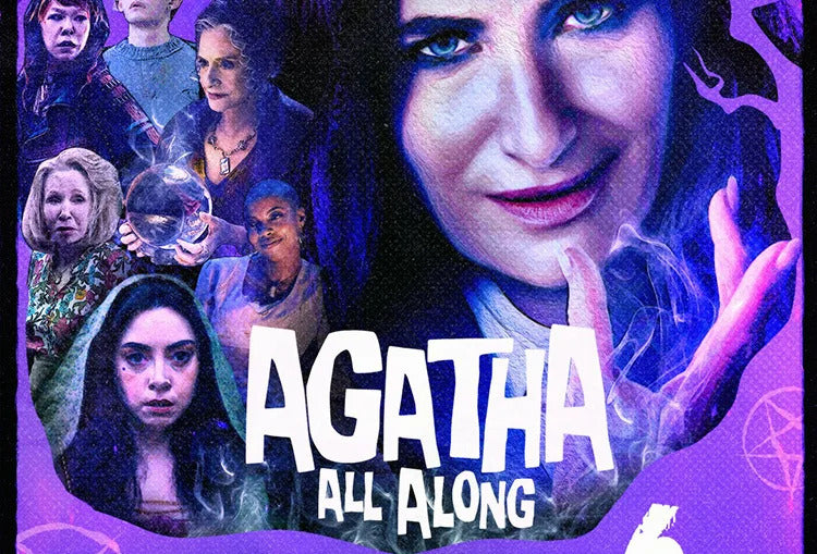 Movie Agatha Harkness Cosplay Agatha Cos All Along Costume New Elegant Dress Coat Shawl Accessories Set Christmas Party Full Set