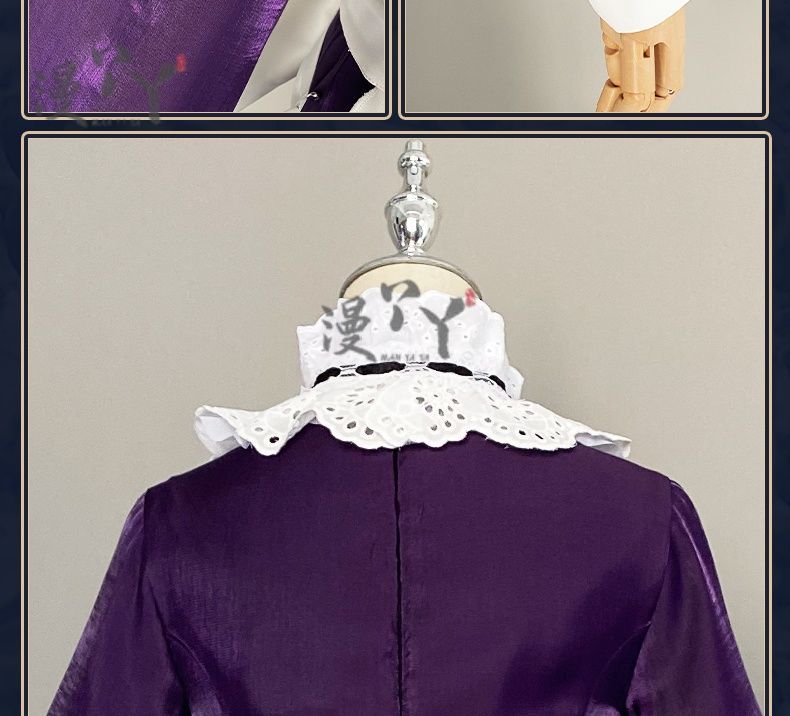 Game Reverse:1999 Tuesday Christine Cosplay Costume St. Pavlov Foundation Deep Purple Maid Dress Woman Sexy Cute Party Suit