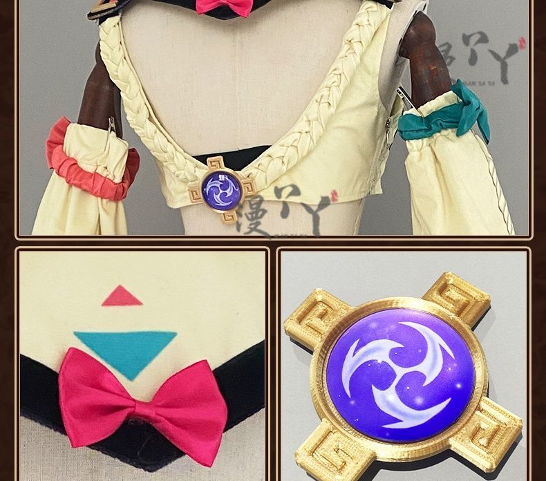 Genshin Impact Vareesa Cosplay Costume - Full Set Anime Game Roleplay Outfit with Accessories