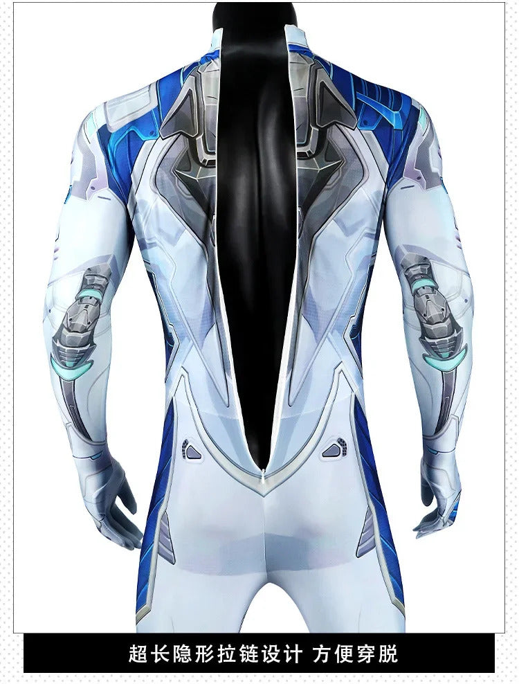 Mister Fantastic Cosplay Costume Reed Richards Uniform Halloween Carnival Party Christmas Play Role Clothes Clothing for Men