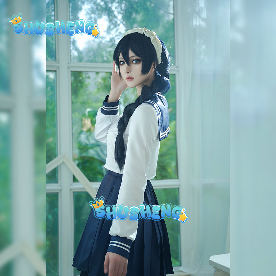 Amanai Riko Cosplay Costume Jujutsu Kaisen JK Uniform Skirt For Girls Costume Accessories Japanese Anime Sailor Suit COS