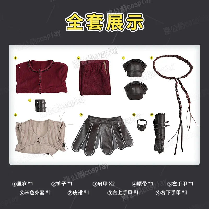 How to Train Your Dragon Astrid Cosplay Costume Uniform Halloween Carnival Party Christmas Play Role Clothes Clothing for Women