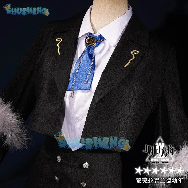 Shusheng Arknights Lappland Cosplay Costume Uniform Halloween Carnival Party Christmas Play Role Clothes Clothing for Women