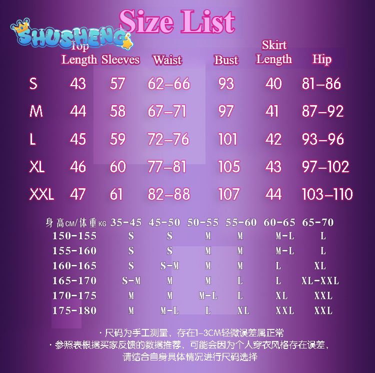 MiSide Mita Cosplay Game Anime Women Dress Sets Plus Size Horror Galgame