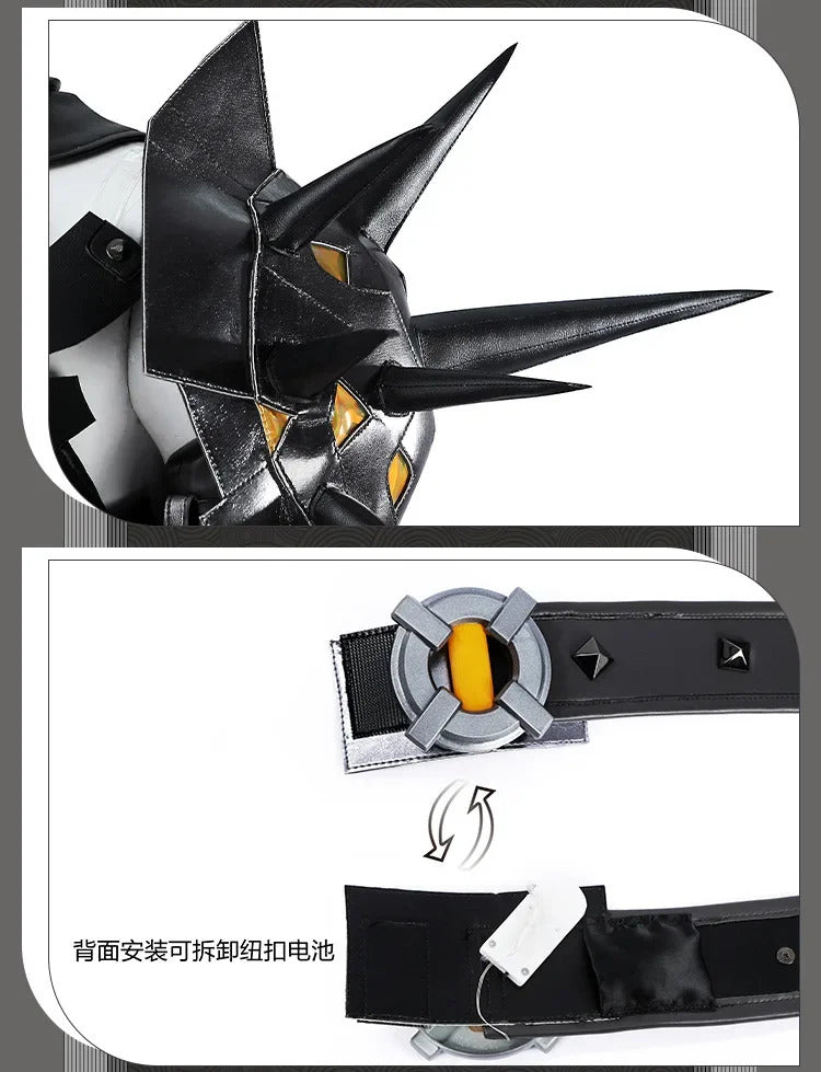 Shusheng-R Magic Game Cosplay Rivals Costume superhero Halloween carnival top shorts belt prop accessory set women's Fantasia Magic uniform