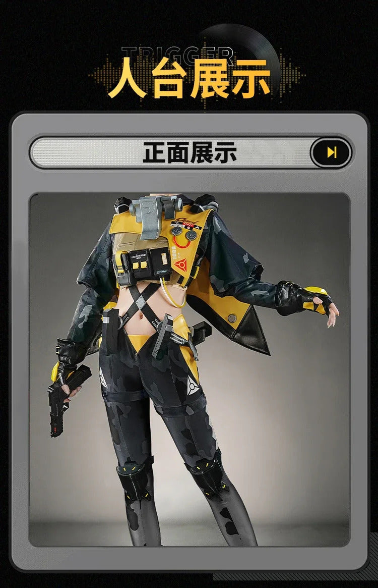 Trigger Cosplay Costume Game Zenless Zone Zero Uniform Halloween Carnival Party Christmas Play Role Clothes Clothing