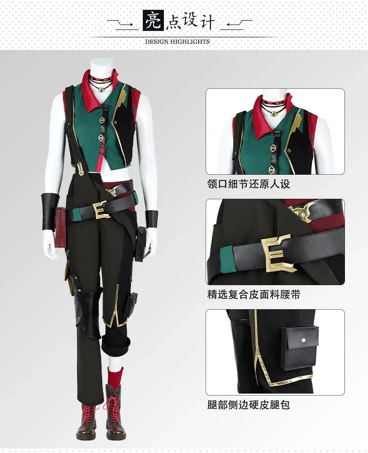 Arcane Season 2 Jinx Cosplay Costume BAOBAO Overall Uniform Halloween Carnival Party Christmas Play Role Clothes Clothing