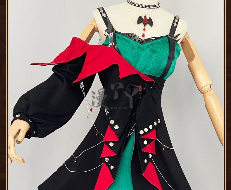Barmaid Demi Bourbon Cosplay Costume Halloween Christmas Role Playing Party Comic con Game Anime Costume