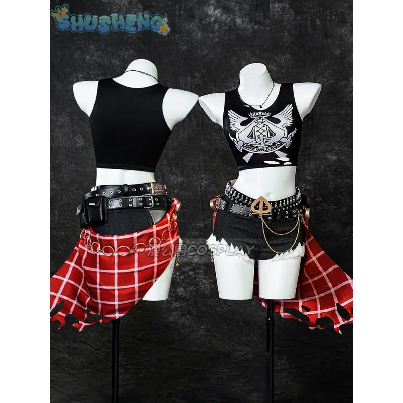 Shusheng-R Game Zenless Zone Zero Lucy Cosplay Costume Fashion Sweet Combat Uniforms Full Set Carnival Party Role Play Clothing New