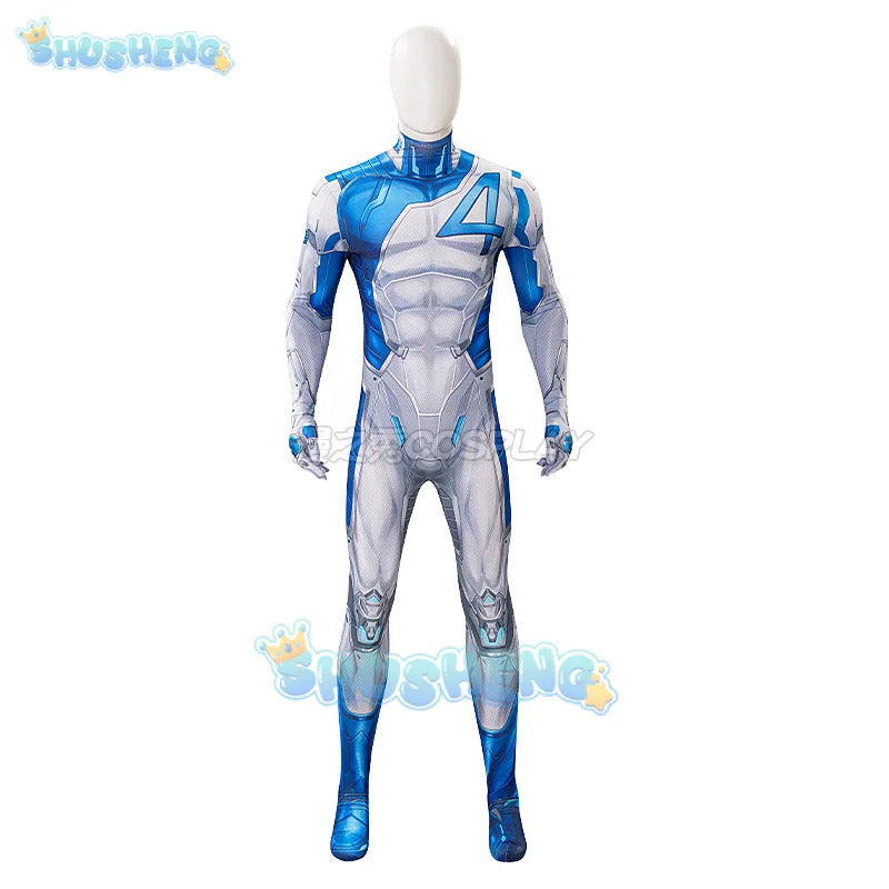 Mister Fantastic Cosplay Costume Reed Richards Uniform Halloween Carnival Party Christmas Play Role Clothes Clothing for Men