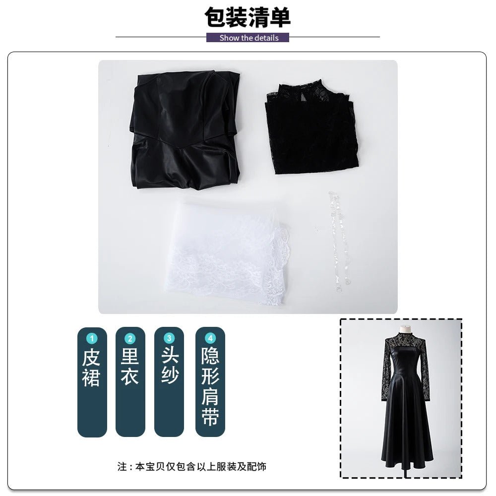 Anime Sakamoto Days Osaragi Cosplay Costume Wig Dress Veil Assassin Taro Sakamoto Halloween Party for Women Girls Props