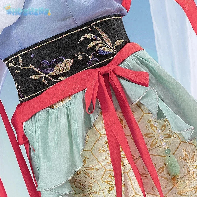 Game Reverse:1999 Jiu Niangzi Cosplay Costume Halloween Carnival Chinese Style Gorgeous Hanfu Dress Accessories Prop Woman Set