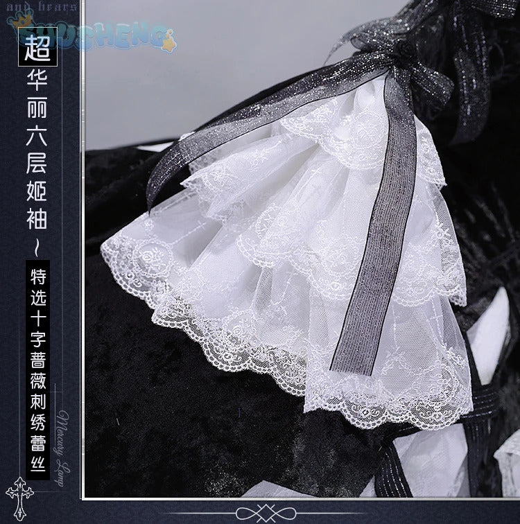 Anime Roses Maiden Cosplay Sui gin tou Mercury Lamp Costume Dark Gothic Lolita Dress High Quality Halloween Uniform Accessories
