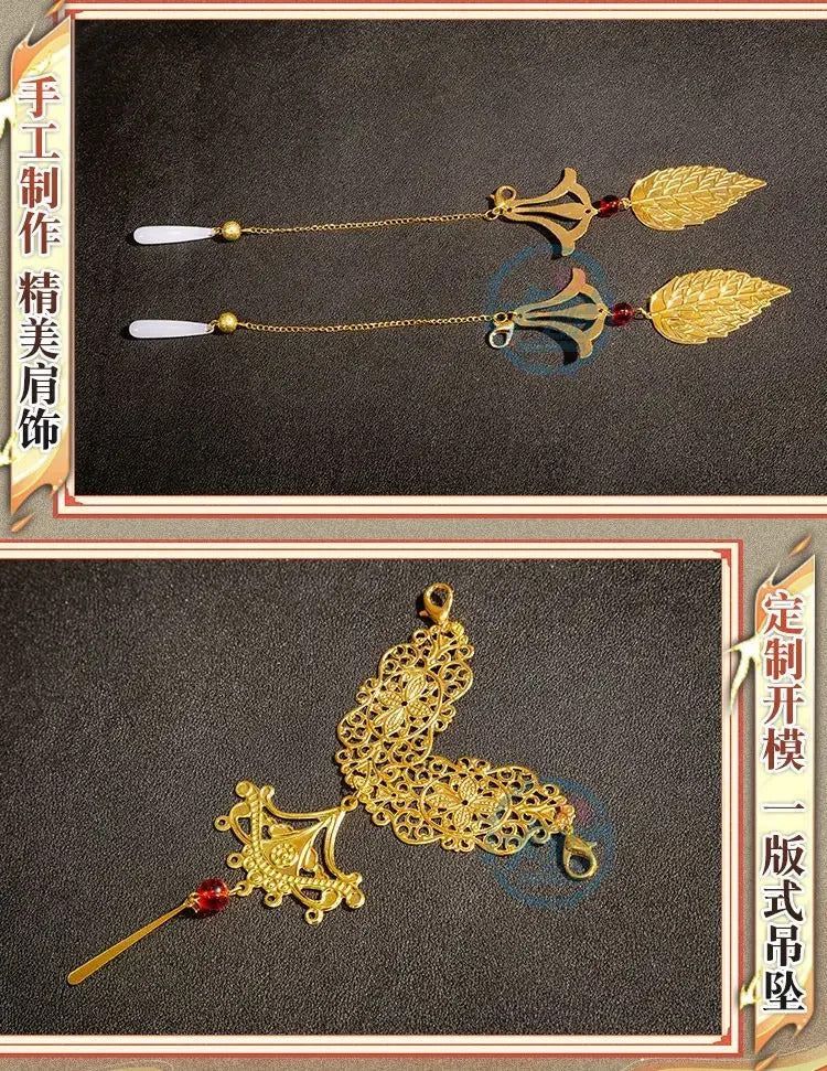 Novel Heaven Official's Blessing Xie Lian Cosplay Costume Chinese style fashion Prince's outfit Halloween party men women set