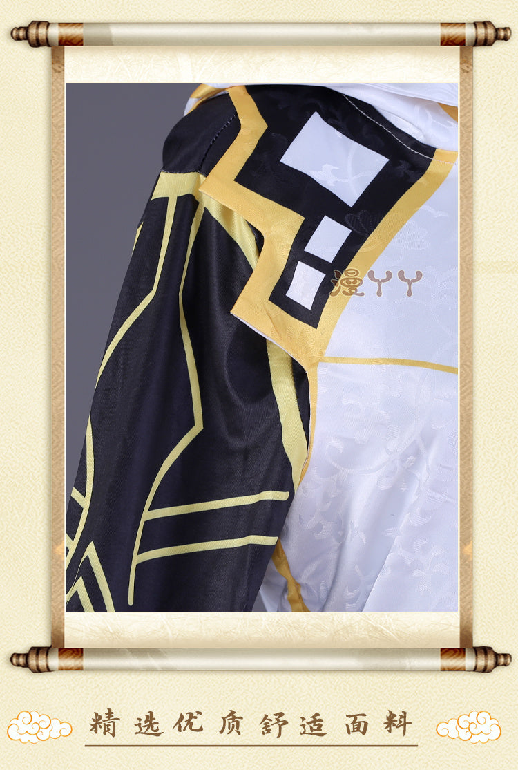 Genshin Impact Zhong Li COS Costume The Rock God Emperor Morax Game Clothing Cosplay Complete Set Men Women