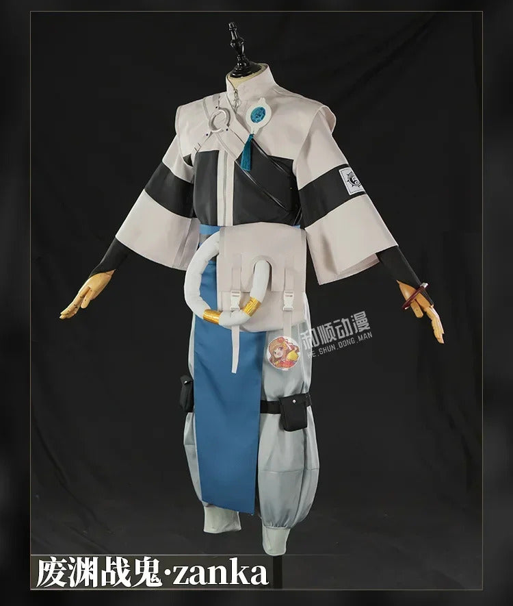 Anime GACHIAKUTA Zanka Cosplay Costume Uniform Halloween Carnival Party Christmas Play Role Clothes Clothing for Men