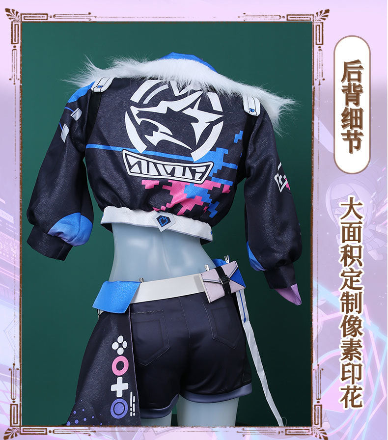 Silver Wolf Cosplay Costume Honkai Star Rail Carnival Uniform Anime Halloween Costumes Women Game