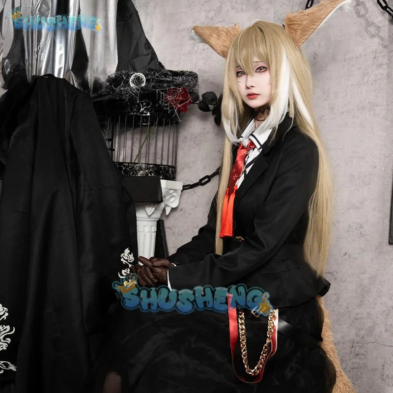 Arknights Vulpisfoglia Cosplay Costume Uniform Halloween Carnival Party Christmas Play Role Clothes Clothing for Women