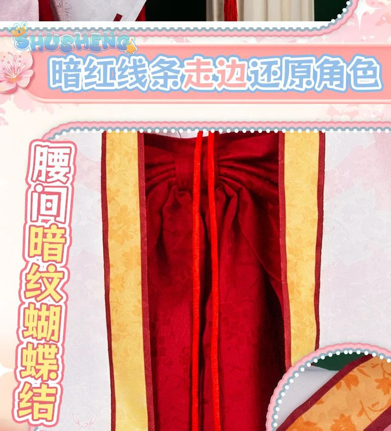 Anime Senren * Banka Tomotake Yoshino Cosplay Costume Party Christmas Witch Sweet Kimono Accessories Prop Woman Man Set S-XXL