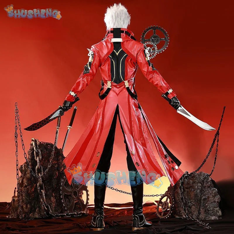 Honkai:Star Rail FATE Archer Cosplay Costume Uniform Halloween Carnival Party Christmas Play Role Clothes Clothing for Men
