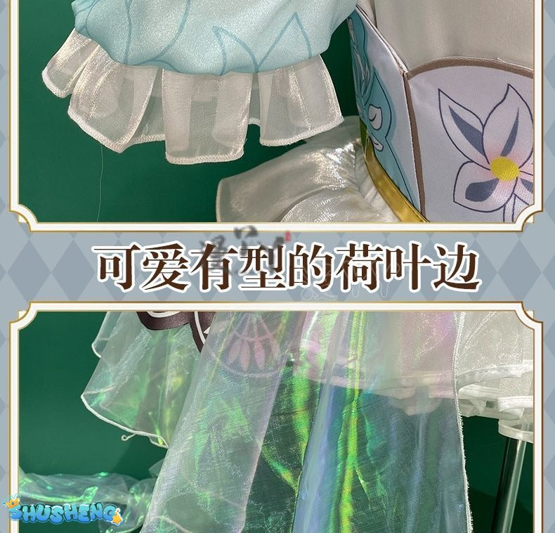 Dolia Cosplay Costume Game Honor of Kings Doria Costume Uniform Dress Headgear Set Duo Liya Role Play Clothing Women Dress