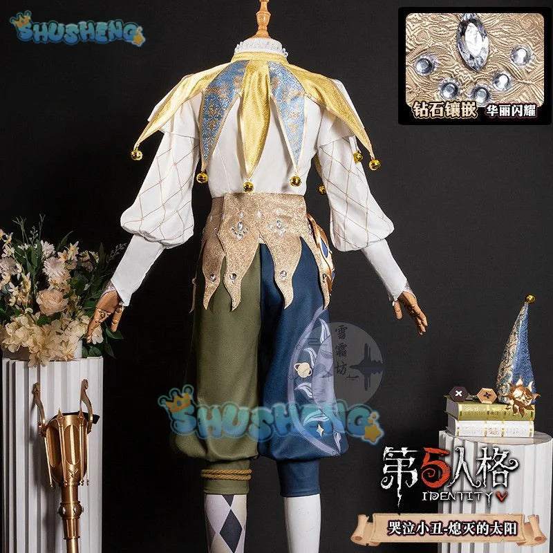 Identity ⅤJoker Weeping Clown Cosplay Costume Uniform Halloween Carnival Party Christmas Play Role Clothes Clothing Shusheng