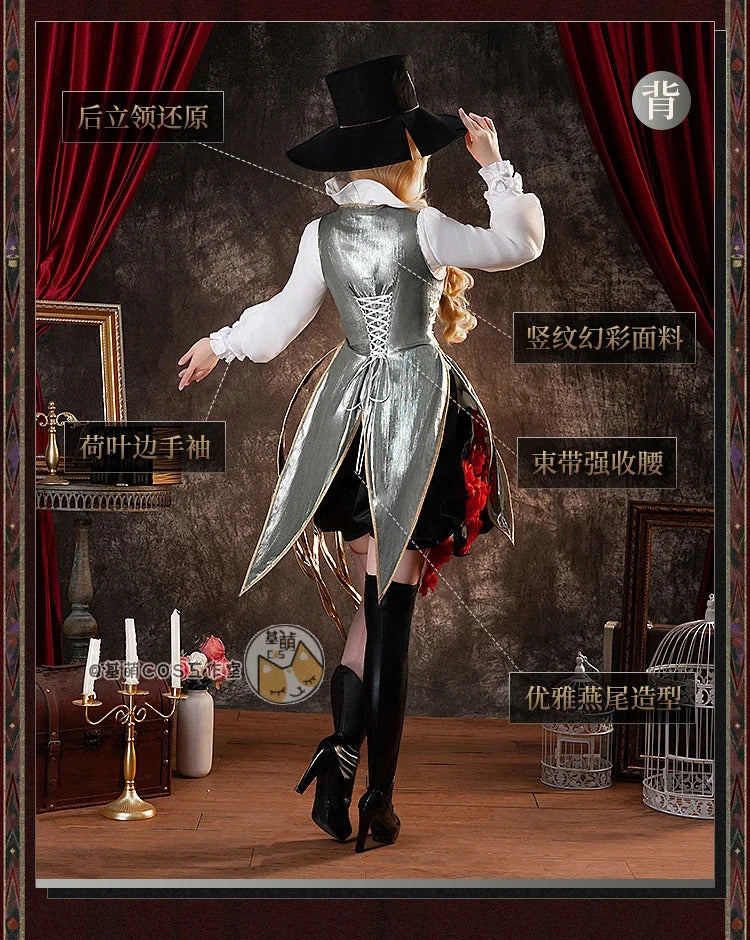 Reverse:1999 Melania Melania Ramirez Cosplay Costume Coat shirt hat socks glasses prop set Halloween sweet Woman New uniform