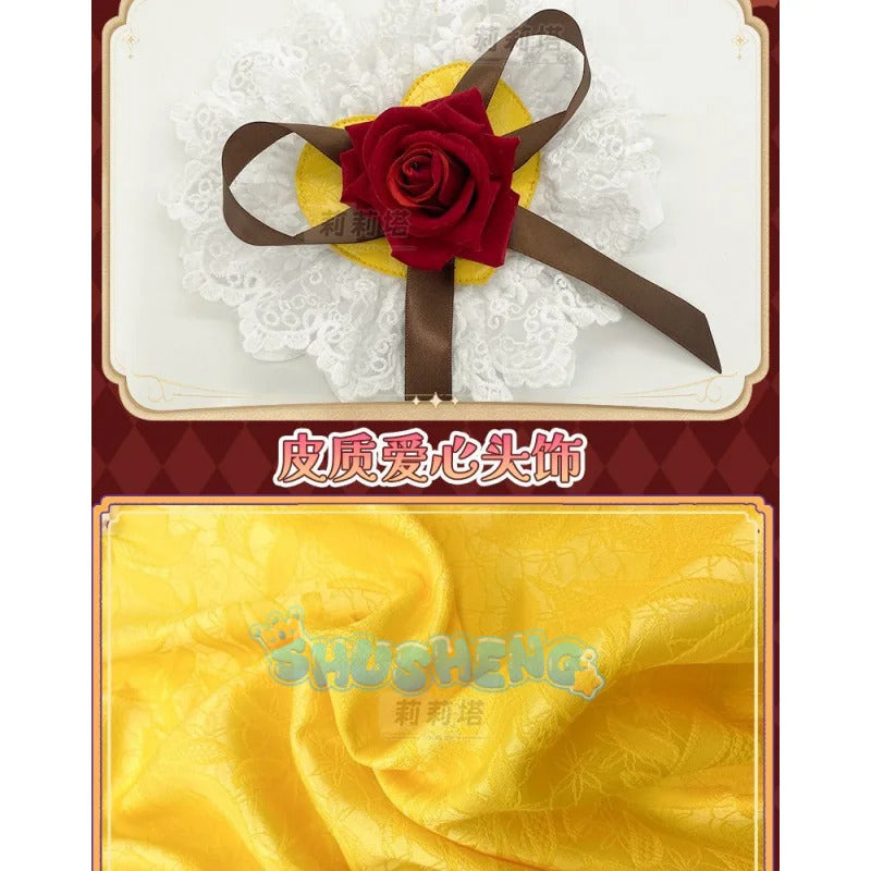 Anime Rozen Maiden Hinaichigo Souseiseki Cosplay Costume Halloween Carnival Sweet and Cute Lolita Dress and Accessories Girl Set