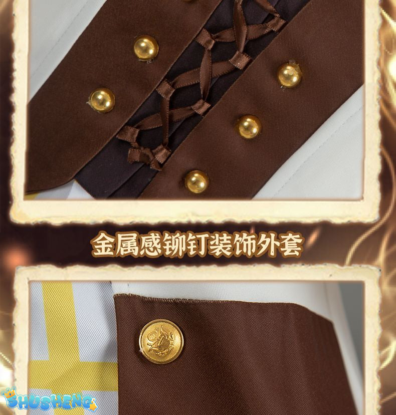 Norton Campbell Cosplay Costume Game Identity V Prospector Cosplay Suit Party Clothing Halloween Carnival Uniforms