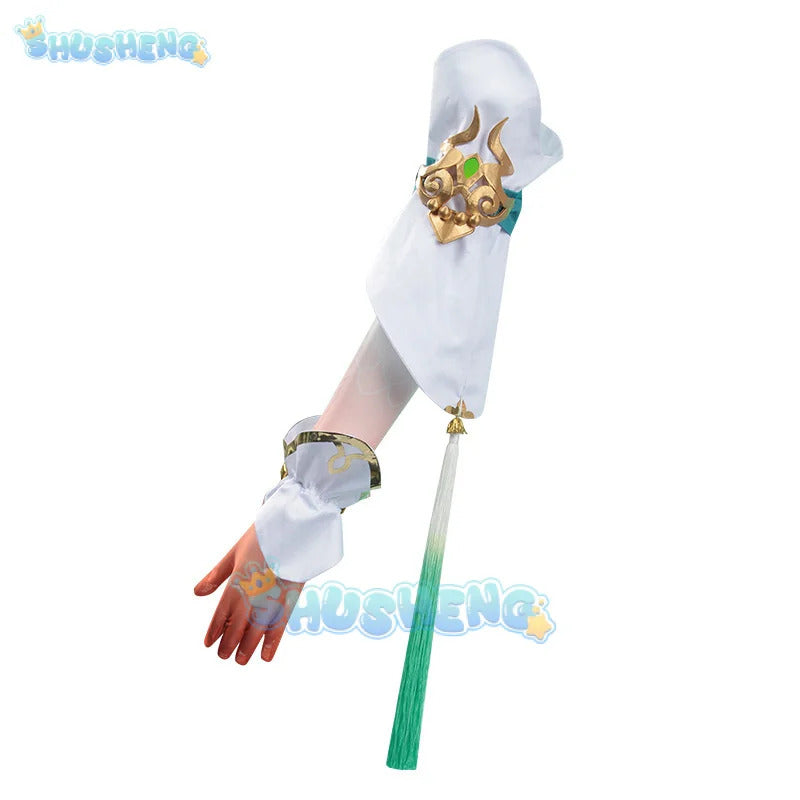 Game honkai: Star rail lingsha cosplay anime women fashion costume role play clothing Halloween carnival outfit full set