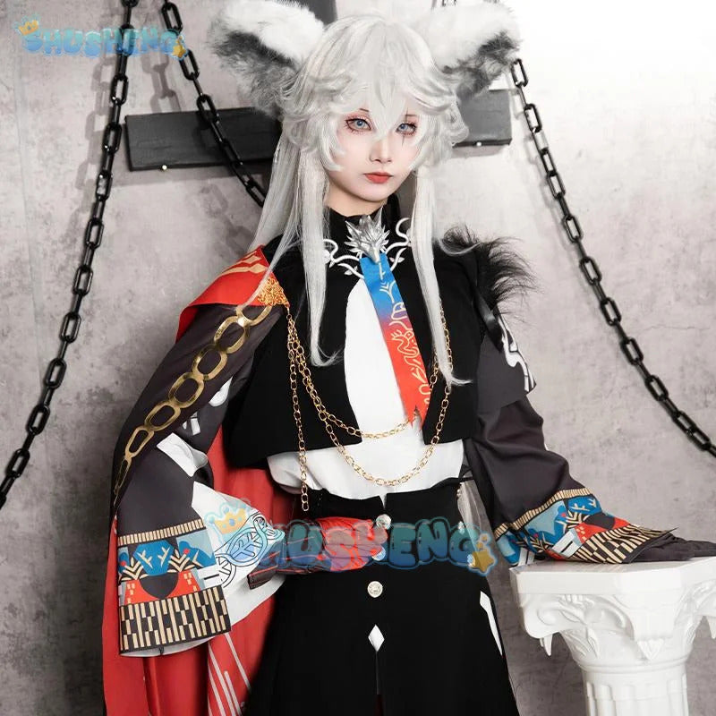 Arknights Lappland The Decadenza Cosplay Costume Uniform Halloween Carnival Party Christmas Play Role Clothes Clothing for Women